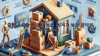 증평군 도안면 이사 청소 ✨ 최저가 보장! 광덕리 주민 주목 🏡