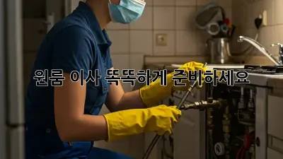 원룸 이사, 똑똑하게 준비하세요!